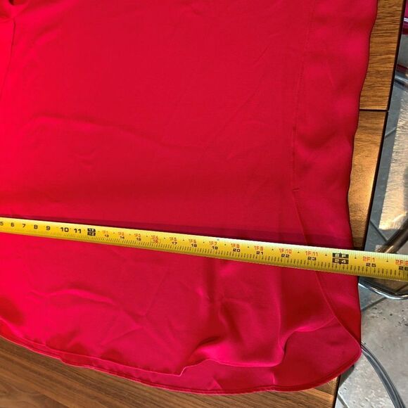 Banana Republic blouse, EUC, Sz large, tunic, long sleeve, intense pink - Picture 6 of 15